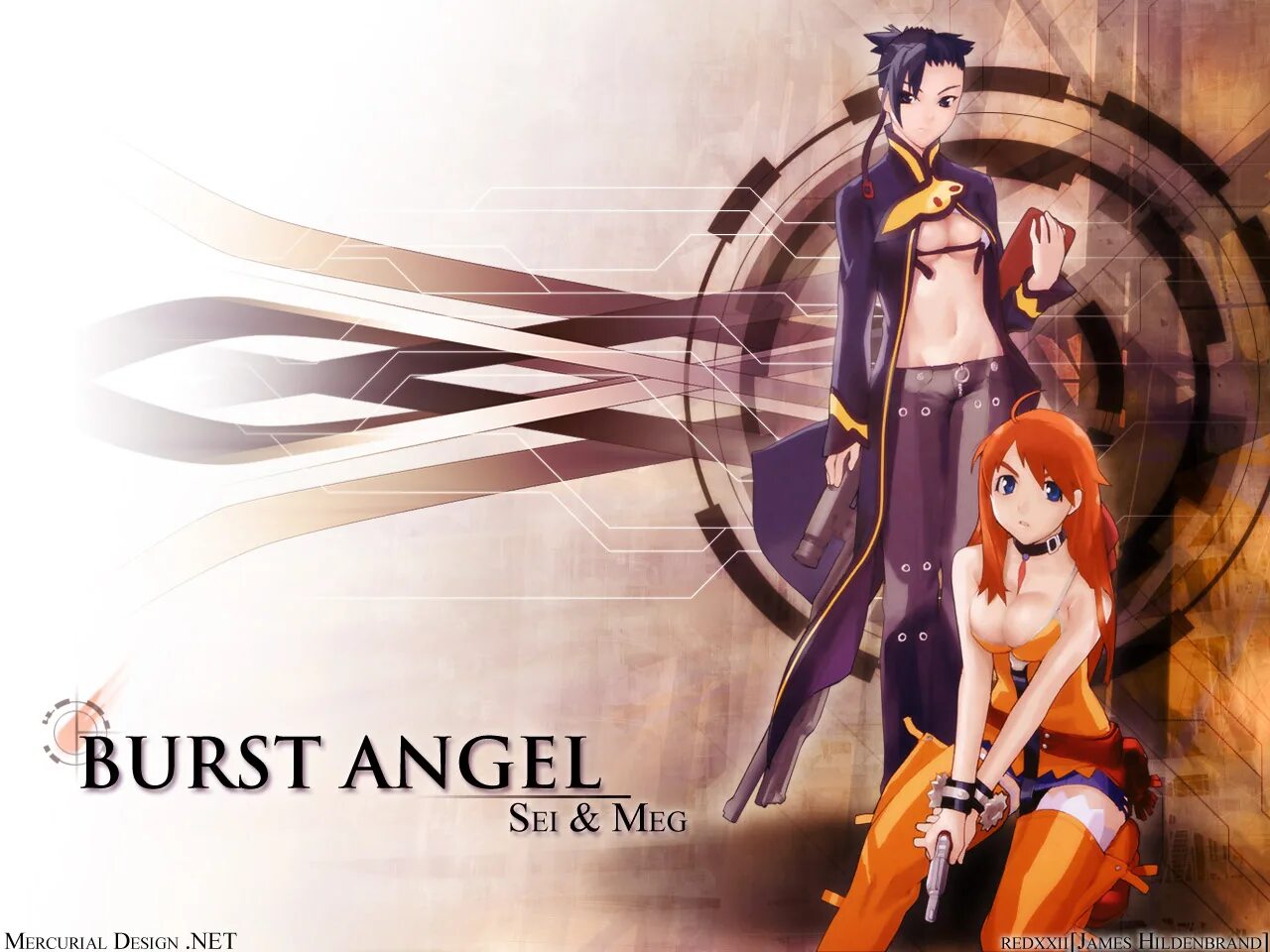 Bakuretsu Tenshi sei. Ангелы смерти Мэг. Burst Angel sei. Burst angel