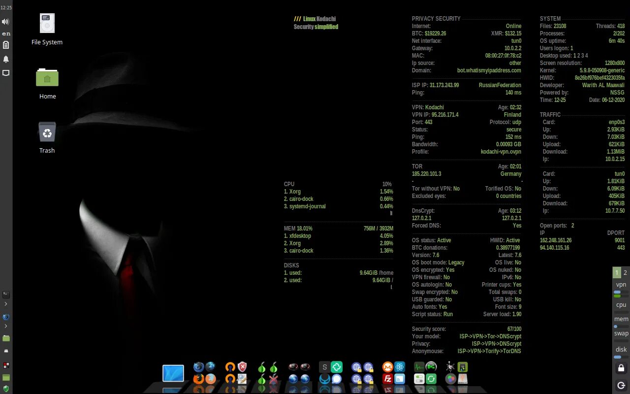 Live дистрибутивы linux. Кодачи линукс. ос kodachi. linux kodachi скриншот. linux losst.