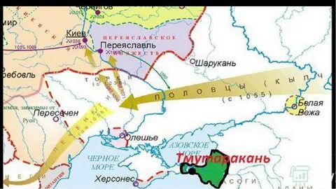 Территория печенегов
