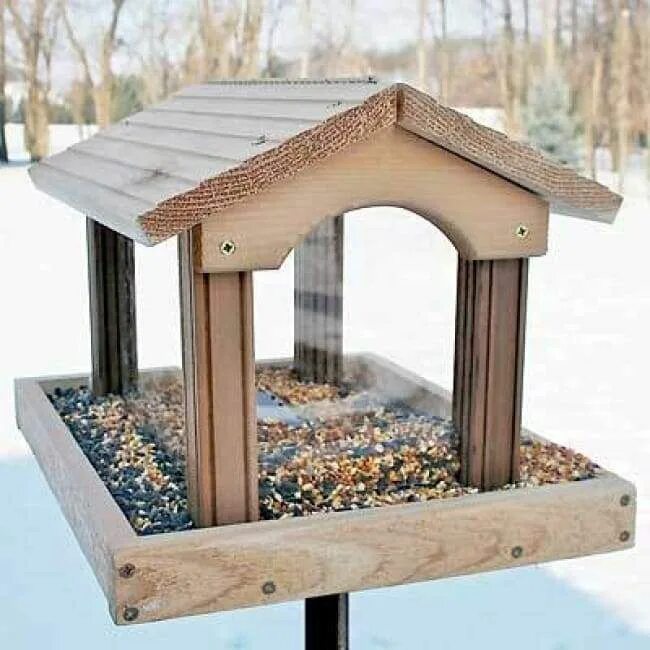 Pagoda Bird Feeders Bird feeders, Large capacity bird feeder, Bird feeding stati