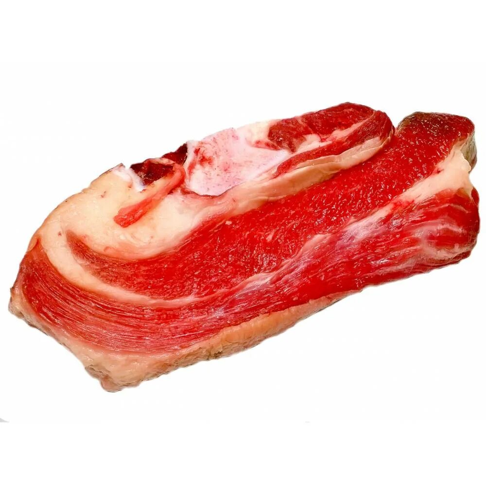 Мясо грудинки говядина