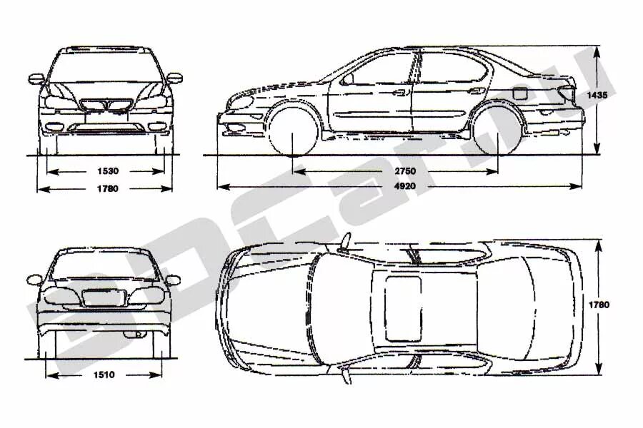 Габариты ниссан