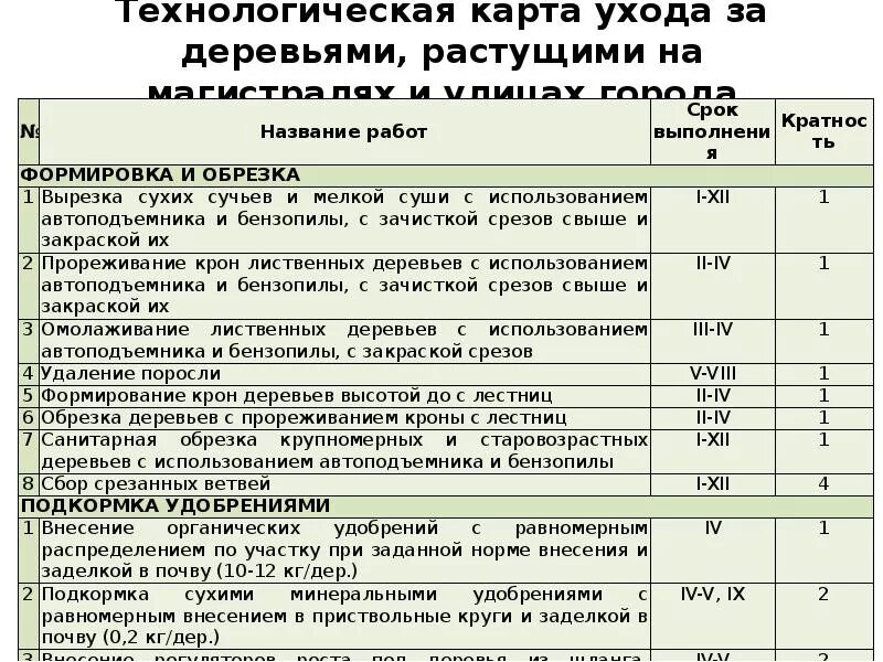 Карту ухаживать. Технологическая карта ухода. Технологическая карта растений. Технологическая карта по выращиванию древесных растений. Технологическая карта посадки плодовых деревьев.