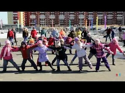 Спортивный флешмоб в детском саду
