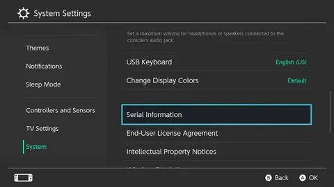System in setup mode