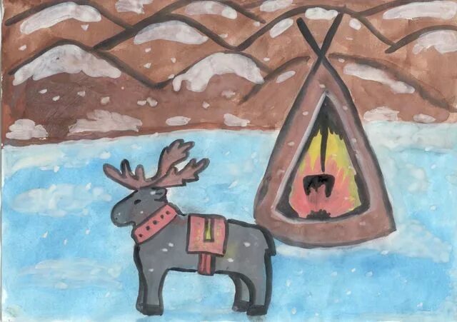 Рисунок на тему саамы. Саамский шаман. Рисунки северных народов. Хейро игра народов севера. Ханты манси югра живопись.