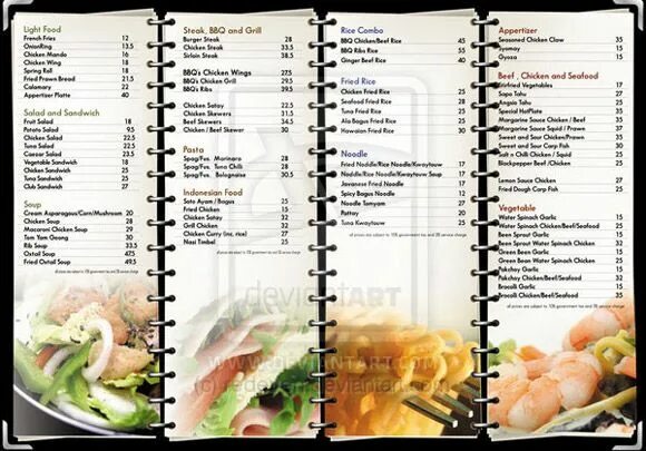 B menu