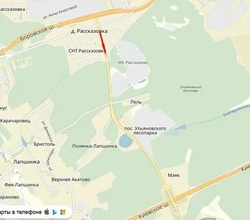Рассказовка на карте москвы