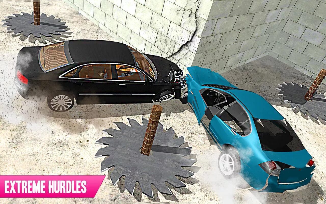 Realistic car crash simulator