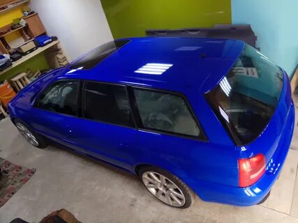 Blue pearl clearcoat