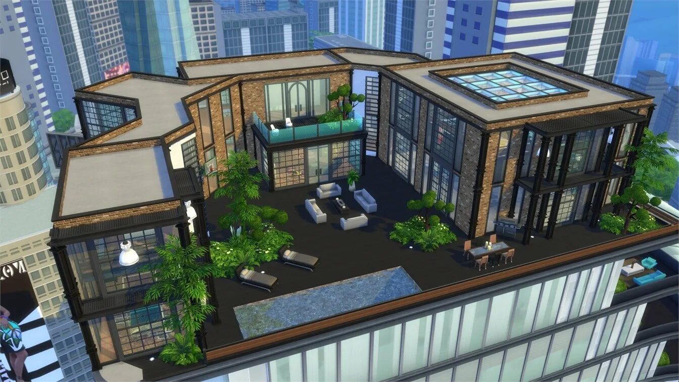 Симс 4 съемное жилье. Пентхаус в сан мишуно симс 4. the sims 4: city living пентхаус. пентхаус вид на фонтан симс 4. пентхаус торенди тауэр симс 4.