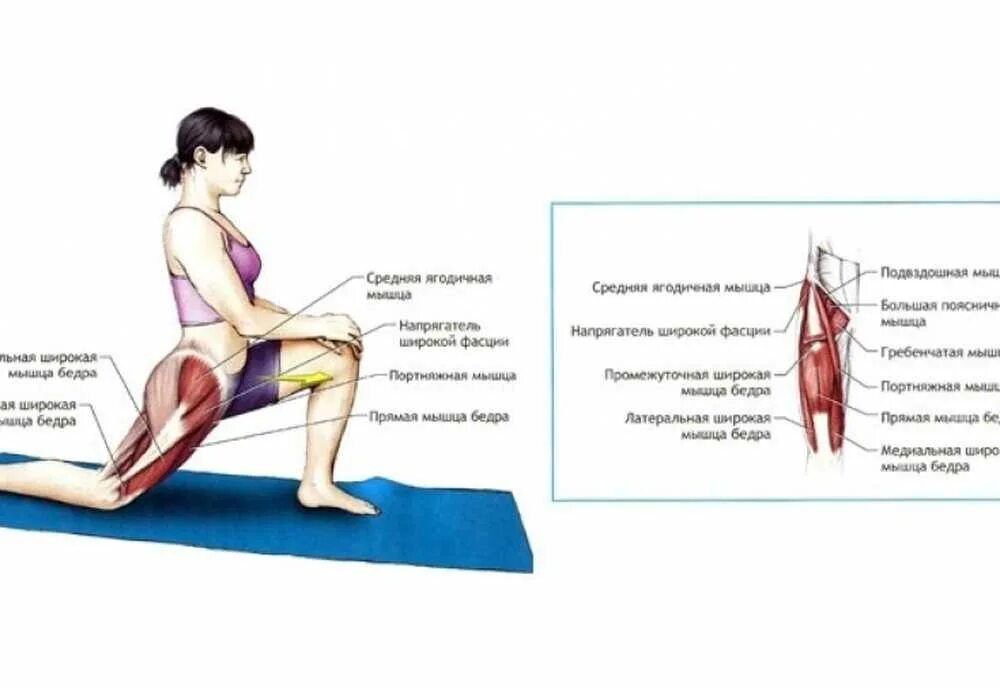 Что делать если болят ляжки. Упражнения для растяжки четырехглавой мышцы бедра. Растягивание подвздошно-поясничной мышцы. Растяжка подвздошно-поясничной мышцы упражнения.