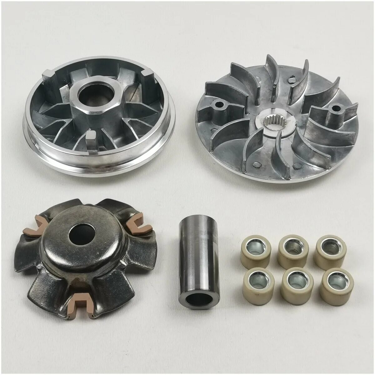 Вариатор скутера 157qmj. Вариатор в сборе 152qmi/157qmj (палец, пружины сцепления, ролики 8/10/12 гр. Pdtplsuhv 157qmj. 125/150cc, 152qmi,157qmj,atv150. Вариатор 157qmj.