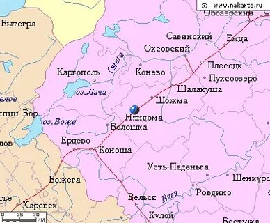 Коноша вологда расстояние