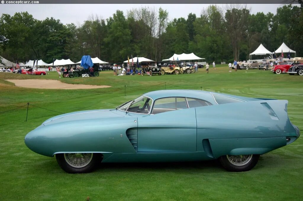 Aston Martin 1954. B1954. Дуга безопасности для кабриолета Альфа Ромео.