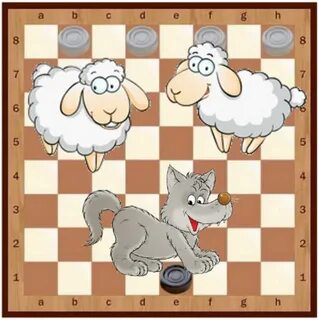 Подвижная игра волки и овцы
