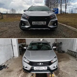 Бампер на весту св кросс