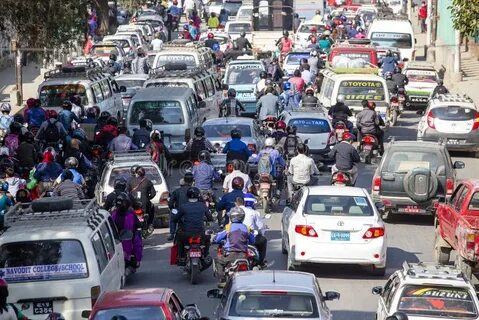 Crowded traffic