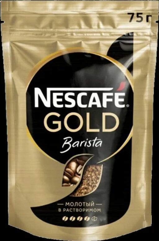 Кофе nescafe gold 190 г. Nescafe Gold 75 гр. Нескафе Голд 75 гр мягкая. Нескафе Голд бариста мягкая упаковка. Нескафе кофе 75г Голд бариста.