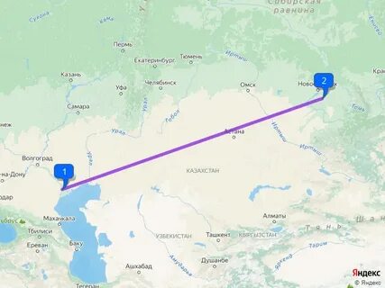 Астрахань расстояние по городу