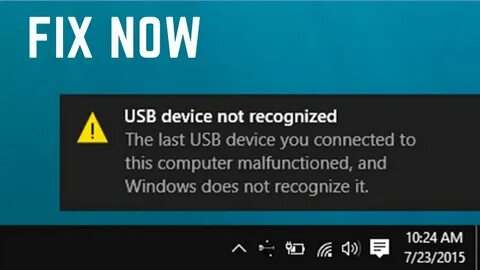 Ошибка устройства usb