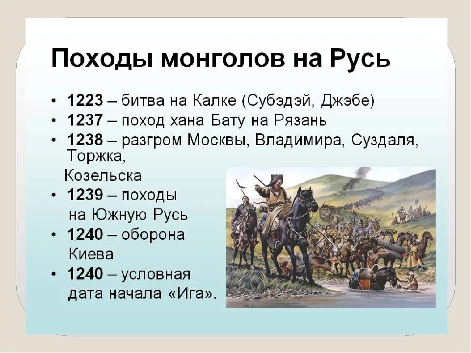 Тест нашествие батыя 4 класс. Поход Батыя 1237-1238. Поход Батыя на Северо западную Русь. Татаро-монгольское иго Золотая Орда. Монгольское Нашествие 1237 Хан Батый.