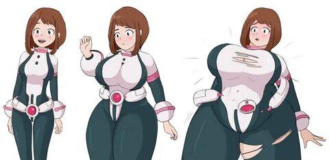 Slideshow uraraka boob.