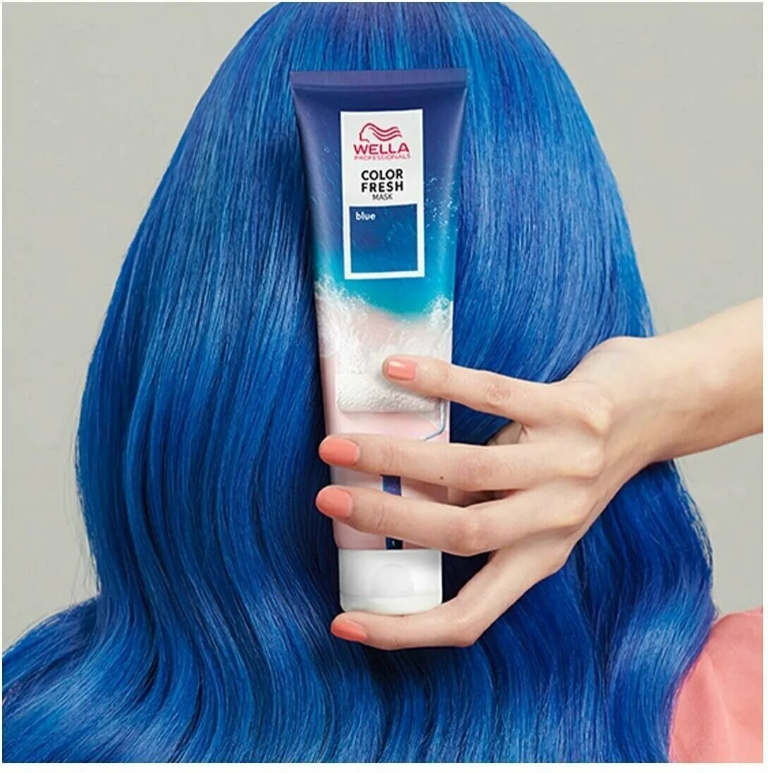 Оттеночная маска Wella Color Fresh. Велла колор Фреш маска. Wella professionals Color Fresh Mask Blue - оттеночная маска синий 150 мл. Оттеночная маска велла колор Фреш. Маска wella color