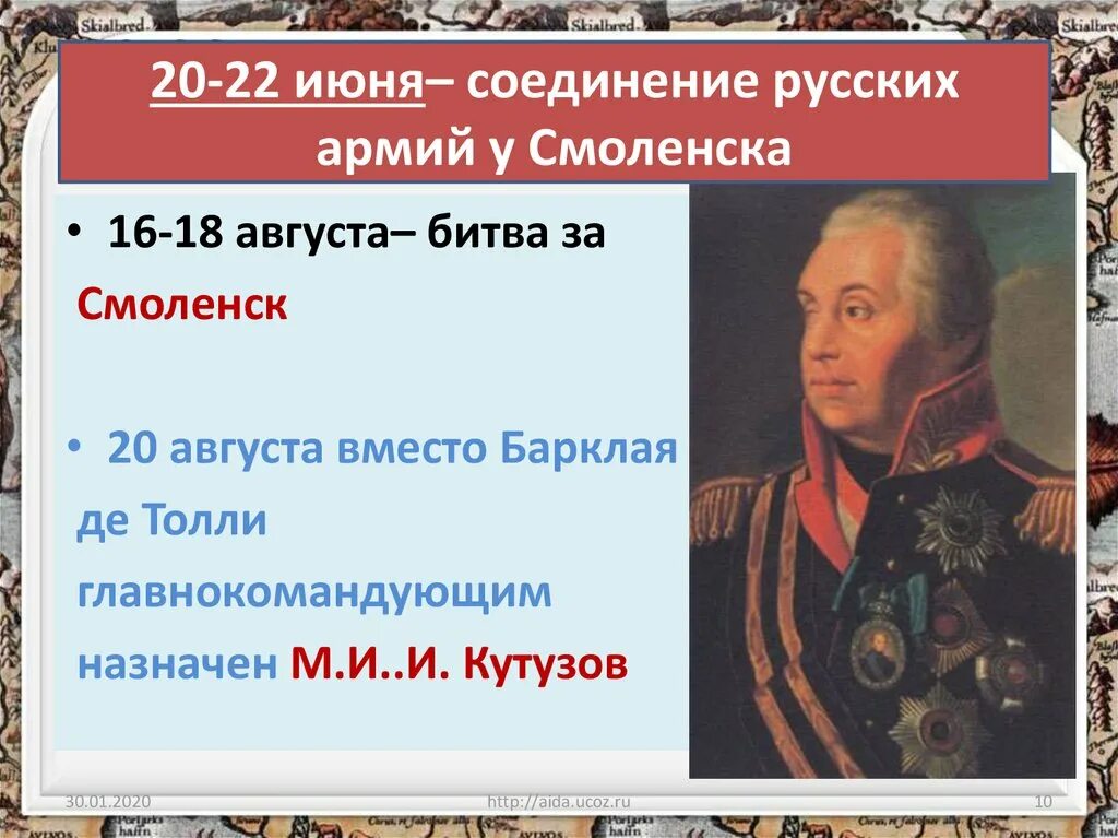 Смоленск в Отечественной войне 1812 года. Нижегородцы в Отечественной войне 1812 года. Кто был назначен главнокомандующим русских войск