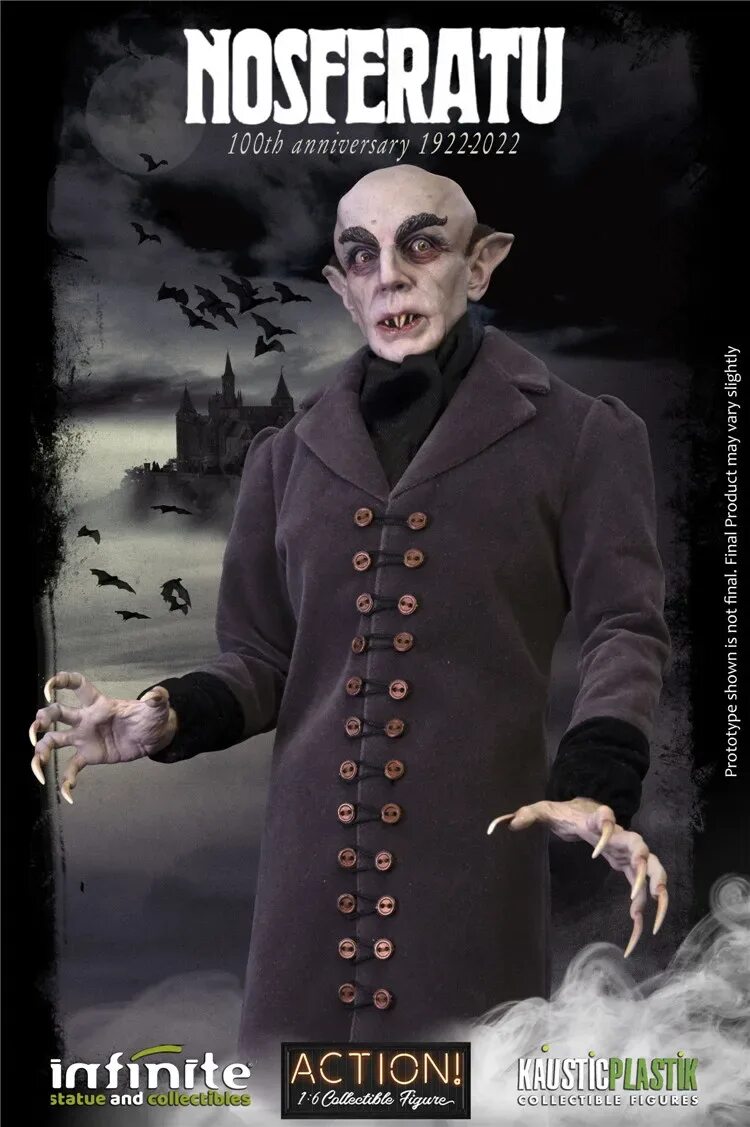 Носферату 2025 как выглядит орлок 100% Оригинальный Super7 Nosferatu Count Orlok Ultimate 7 дюймов в наличии Аниме