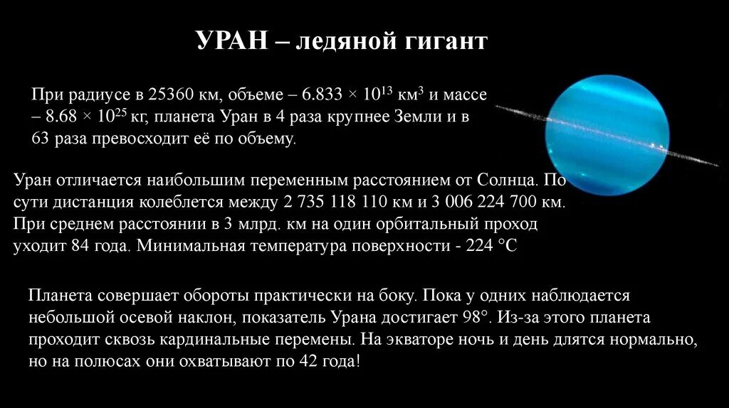 Планеты гиганты Уран. Характеристика планет гигантов таблица. Сведения о планете Уран. Уран ледяной гигант.