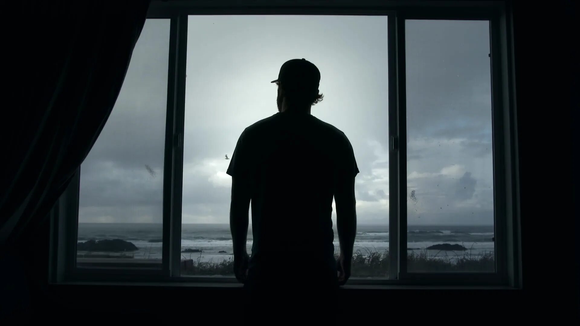 Who is at the window