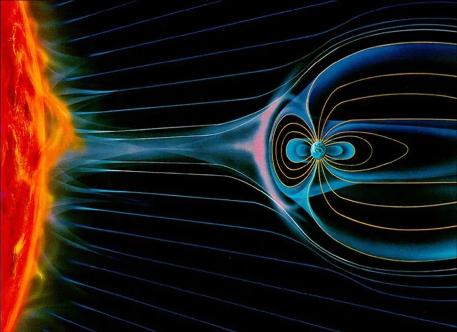 Магнитное поле земли и луна. Магнитное поле земли. Солнечный ветер магнитосфера земли. Солнечный ветер и земля. Строение земли магнитное поле земли магнитосфера.