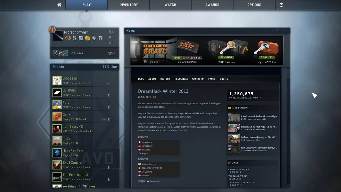 Кс го меню игрока. Интерфейс кс го меню. Counter-strike: global offensive меню. Интерфейсы в го. Старая меню кс го.
