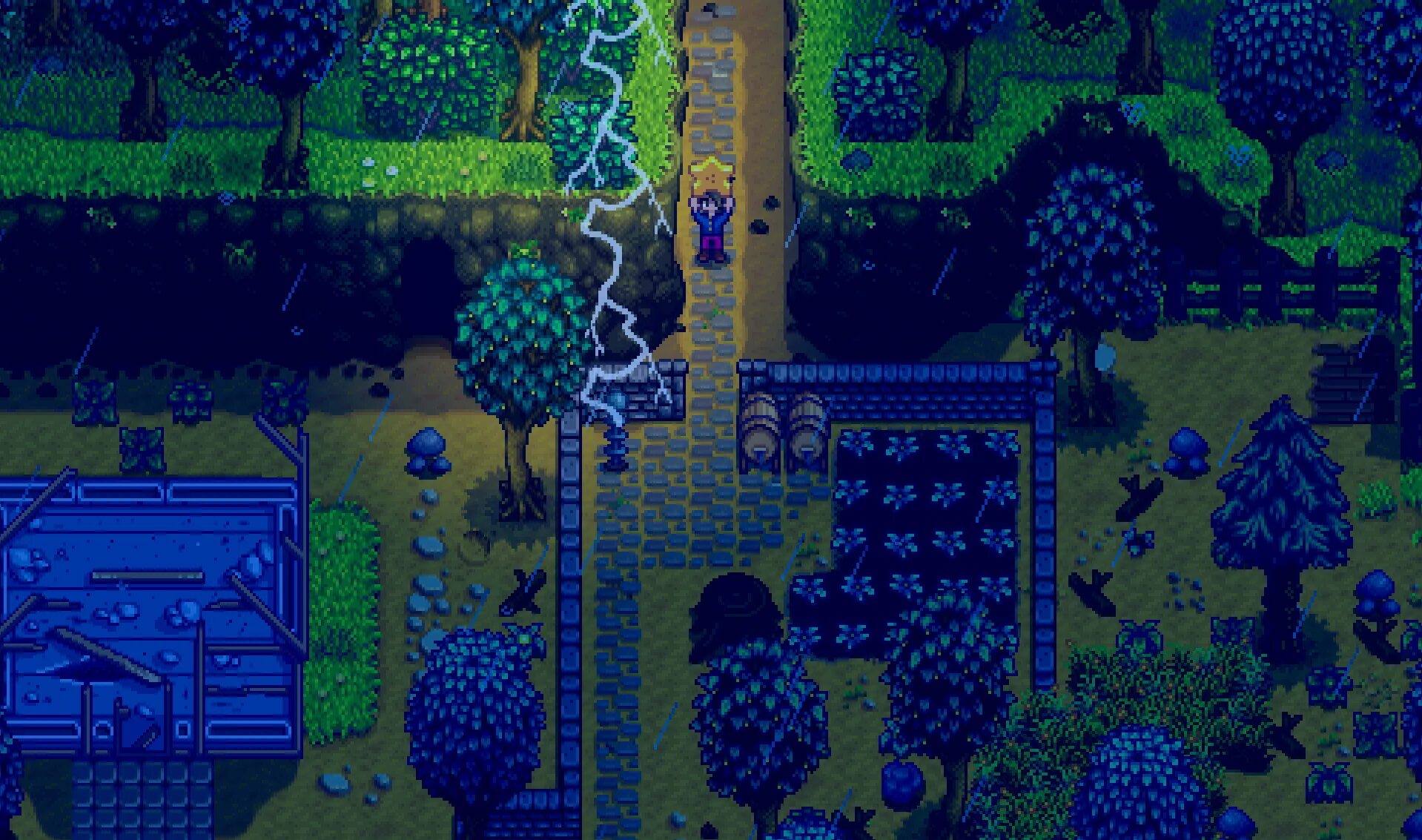 Сколько мусорных баков в городе stardew valley. Горное озеро stardew valley. необычная капсула stardew valley. необычная капсула стардью валлей.