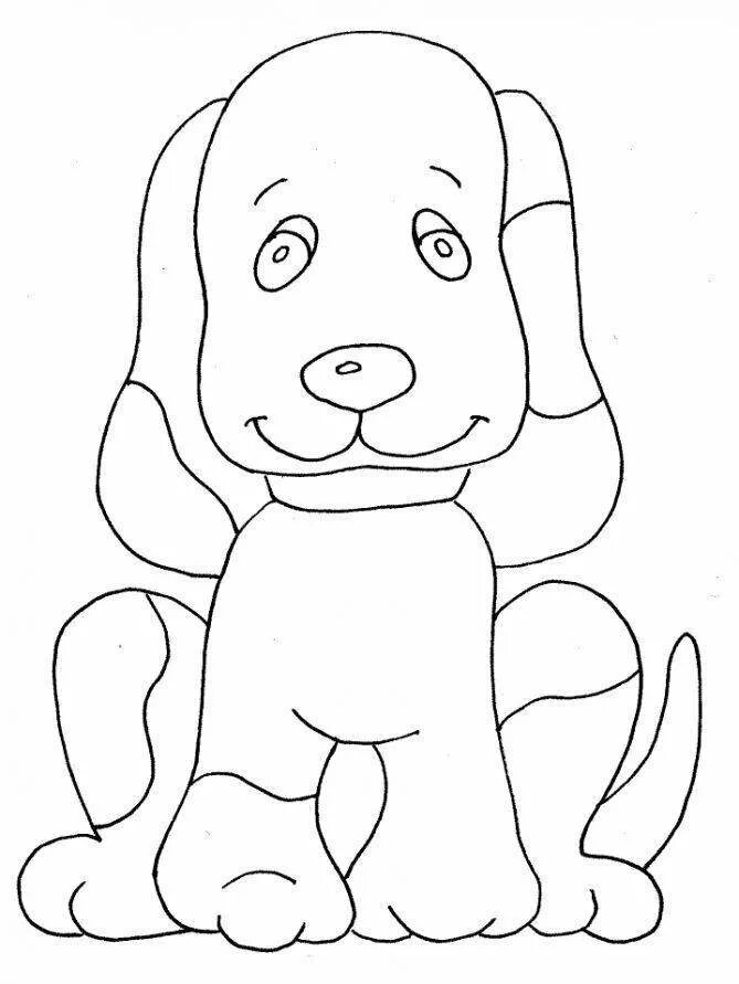 Раскраска "собаки". Щенок раскраска для детей. Трафарет собаки для рисования. Собака раскраска для малышей. Собака шаблон.