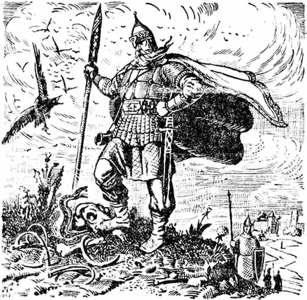 Череп коня вещего олега. Смерть вещего олега.
