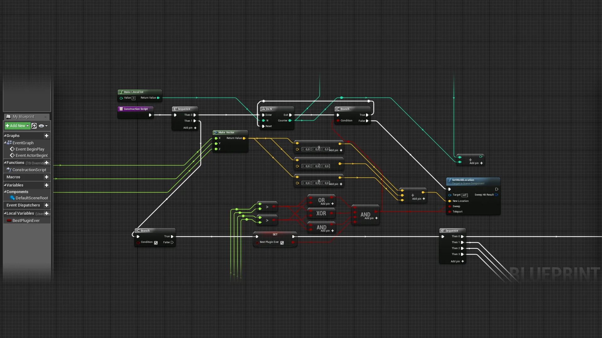 Маркеры таймлайна анрил. Construction script ue4 event tick. Блюпринт в играх. Node engine. Годот движок.