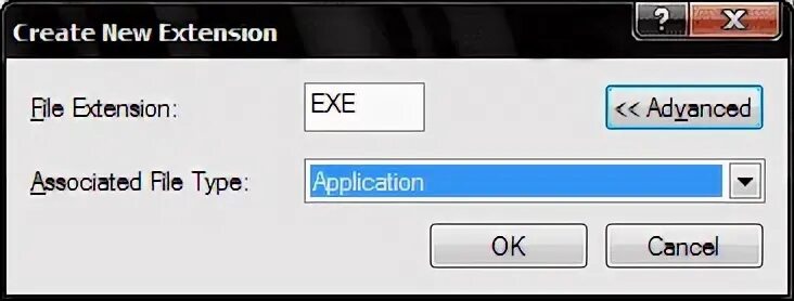 System file extension. System file extension