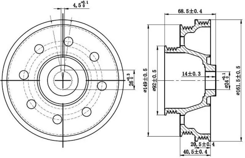 St13811p2a000. Шкив коленвала d15. D15b шкив коленвала. St-13811-p2a-000, бренд: sat, шкив коленвала (d-24 Посад). P2 p 0