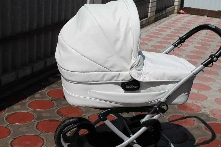 Коляска Peg Perego белая. Коляска Imperial 3 в 1 белая эко кожа. Люлька бел