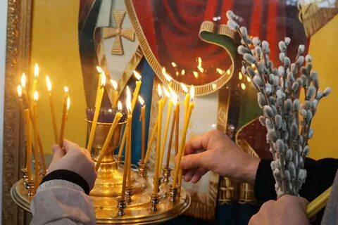 Меню на вербное воскресенье для постящихся