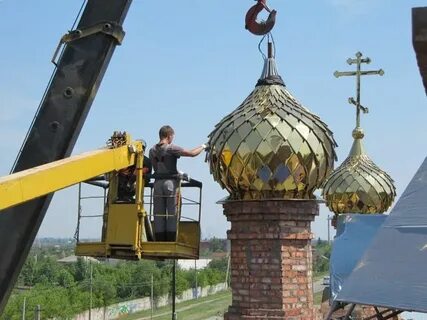 Купол устанавливают