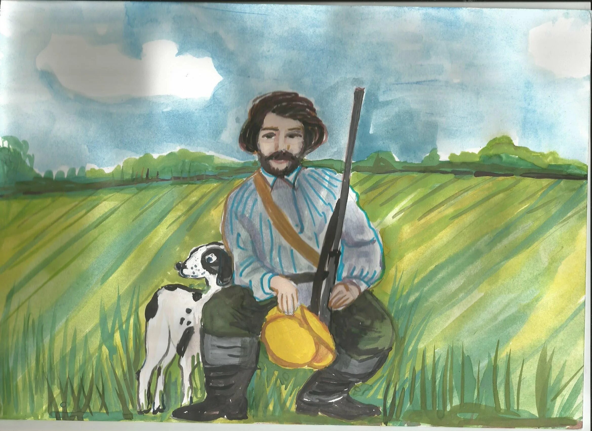 Рисунок бежин. Бежин луг Тургенева. Иллюстрации к Бежин луг Тургенева. Тургенев Записки охотника Бежин луг. Бежин луг охотник.