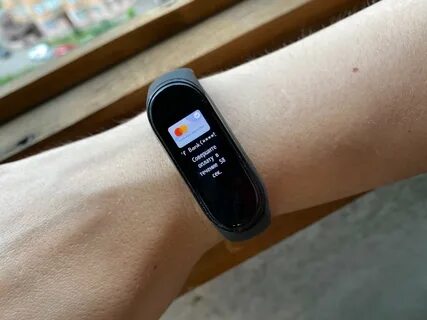 Умный браслет xiaomi nfc