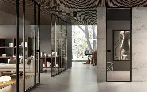 Glass door
