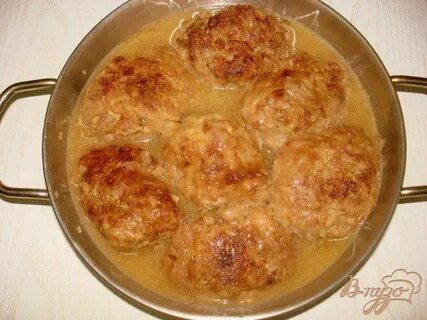 Вкусные котлеты из фарша с подливкой