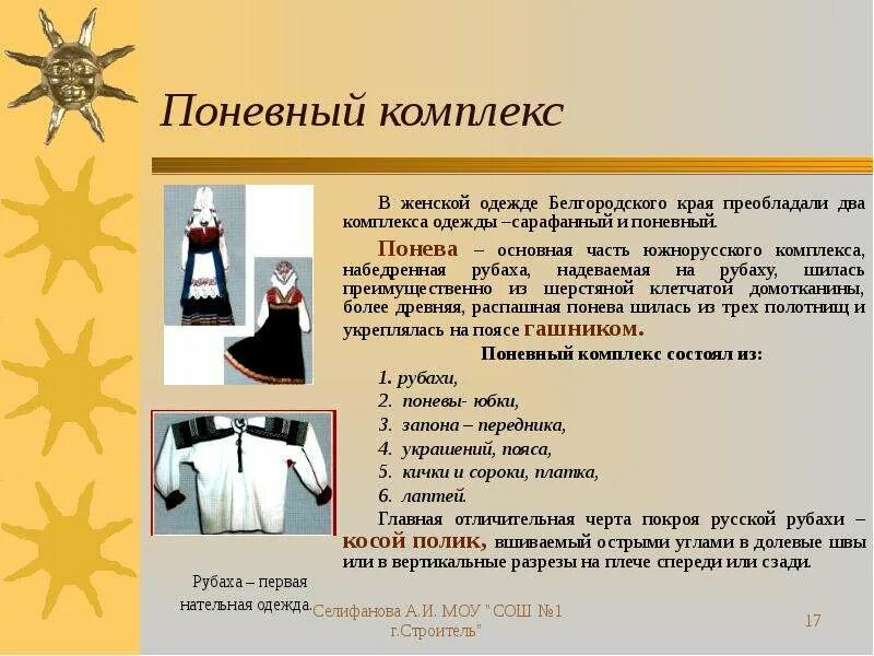 Комплекс одежды. Понёвный комплекс. понёвный комплекс женской одежды. сарафанный комплекс белгородской области.