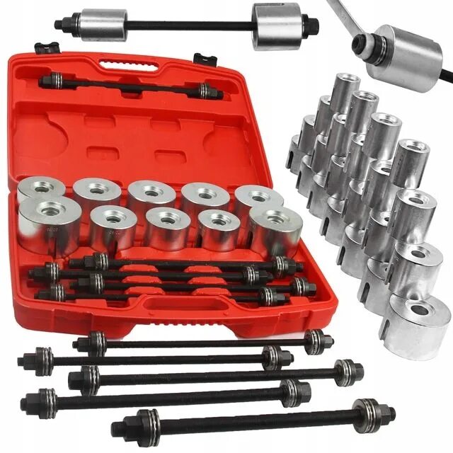 Алюминиевая втулка 8 мм dha. Набор втулок. Набор инструментов для демонтажа сайлентблоков 4474. Выпрессовщик гильза 417. Rf-4011036 набор.