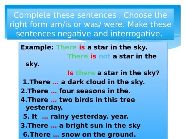 Make sentences choose from the. Make these sentences negative. Negative and interrogative sentences. Task 3 make the following sentences negative and interrogative. Make the following sentences negative and interrogative.